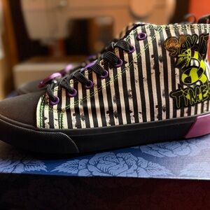 Beetle Juice Striped High-Top